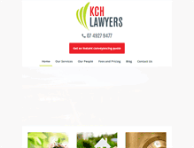 Tablet Screenshot of kchl.com.au
